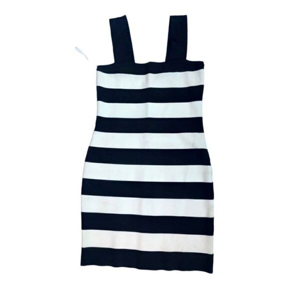 𝅺Alice + Olivia Striped Mini Dress - Picture 1 of 4